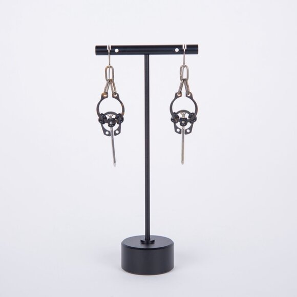 One of a Kind ART OF FACTORY Earrings Unique - Picture 3 of 7